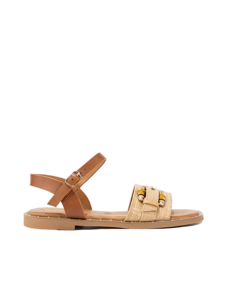 Sandales avec boucle décorative